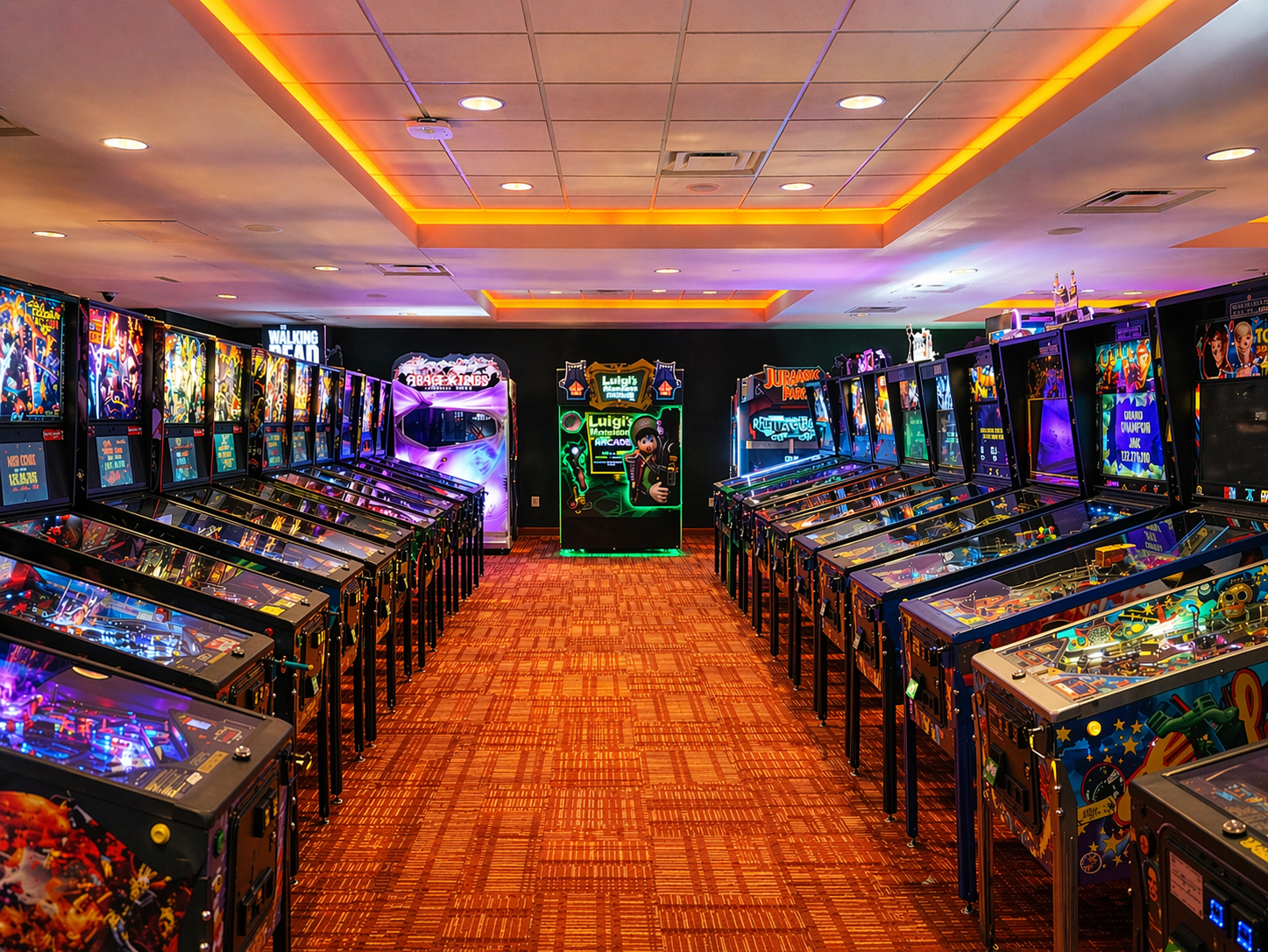 Game room floor